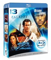 Blu-ray Triple Box: Ritarin tarina/Zorron legenda/Patriootti