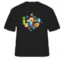 Minecraft: Run Away T-shirt (XL)