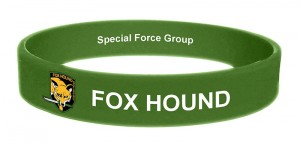 Metal Gear Solid \'Fox Hound\' Silicone Wristband