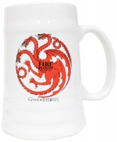 Muki: Game Of Thrones - Fire & Blood Targaryen White Beer Stein