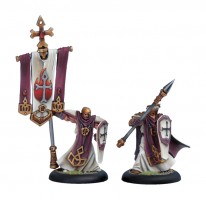 WARMACHINE Menoth Temple Flameguard Officer & Standard