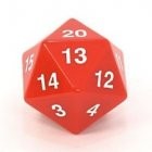 Noppa: Spindown D20 Punainen (30mm)