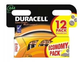 Duracell Basic AAA Paristot 12kpl