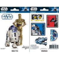 Star Wars - R2-d2/ C3po Stickers X5