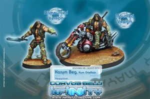 Infinity: Haqqislam: Kasym Beg, Kum Chieftain (Chain Rifle)