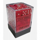 Noppasetti: Chessex Opaque 16mm D6 Red/White (12)