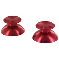 Zedlabz: Ps4 - Alloy Metal Thumb Sticks X2 [Red]