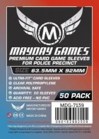 Mayday Games: Premium Quality Police Precinct Card Sleeves (50)