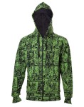 Huppari: Marvel - The Hulk Comic Book Pattern Hoodie (XL)