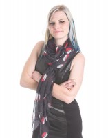 Kaulahuivi: Poke Ball Scarf