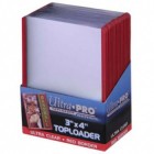 Ultra Pro Toploader: Ultra Clear Punainen Reuna (25kpl)