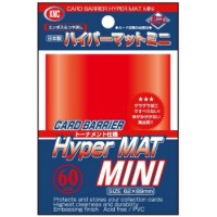 Korttisuoja: KMC Small Sleeves - Hyper Matta Punainen (60kpl)