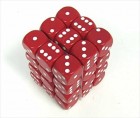 Noppasetti: Chessex Opaque - 12mm D6 Red/White (36)