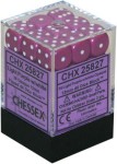 Noppasetti: Chessex Opaque - 12mm D6 Light Purple/White (36)