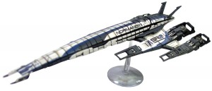 Mass Effect SR-2 SSV Normandy Ship Replica (blue)