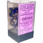 Noppasetti: Chessex Cobalt - Speckled Gold (7)