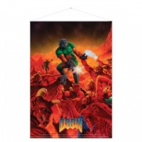 Kangasjuliste: Doom Wallscroll - Retro