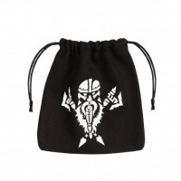 Noppapussi: DWARVEN BLACK & WHITE DICE BAG