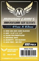 Lautapelisuoja: Mayday Games Sleeves MINI USA (41x63mm)