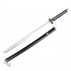 Black & White Handled Katana