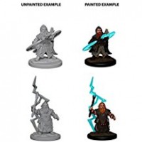 Pathfinder Deep Cuts Unpainted Miniatures: Dwarf Male Sorcerer (2)