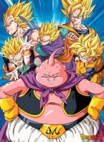 Juliste: Dragon Ball - Buu Vs. Super Sayians (52x38)