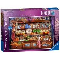 Palapeli: Ravensburger Mum\'s Kitchen Dresser 1000 Pieces