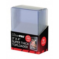 Ultra Pro - 3\" X 4\" Super Thick 120PT Toploader (10 Pieces)