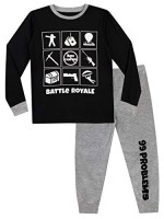 Pyjama: Battle Royale Boys\' Gaming Pajamas (116cm)