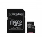 Kingston 64GB Canvas Select Micro SDXC Card with SD Adapter