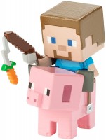 Figuuri: Minecraft - Steve On Saddled Pig