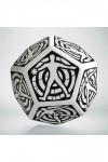 Noppa: D12 Hit Location Die Dice (White)