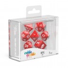 Noppasetti: Oakie Doakie Dice RPG Set Solid - Red (7)