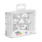 Noppasetti: Oakie Doakie Dice RPG Set Solid - White (7)