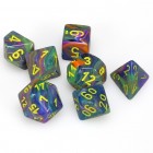 Noppasetti: Chessex Festive  Polyhedral Rio w/Yellow (7)