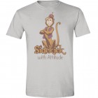 T-paita: Aladdin - Sidekick with Attitude (S)