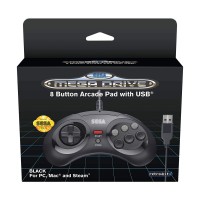 Retro-bit: Sega Md 8-button Usb black (Pc/Mac)