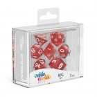 Noppasetti: Oakie Doakie Dice RPG Set Speckled - Red (7)