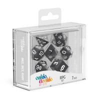 Noppasetti: Oakie Doakie Dice RPG Set Solid - Black (7)