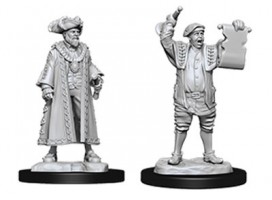 Deep Cuts Unpainted Miniatures: Mayor & Town Crier