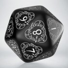 Noppa: D20 Level Counter Dice (Black/White)