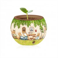 Palapeli 3D: Flower Pot - Happy Reading (80)