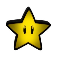 Lamppu: Super Mario - Super Star valo nill (12cm)