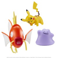 Pokemon: Battle Figure Set - Magikarp, Pikachu, Ditto