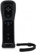 Wii Remote ohjain (Musta) (bulk)