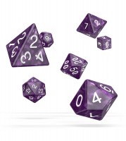 Noppasetti: Oakie Doakie Dice RPG Set Marble - Purple (7)