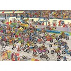 Palapeli: Jan Van Haasteren - Motorbike Race (1000 Pieces)