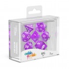 Noppasetti: Oakie Doakie Dice RPG Set - Translucent Purple (7)