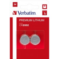 Verbatim: Lithium-Paristo cr2032 3v - 2-Pack