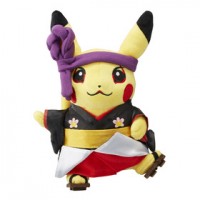 Pehmolelu: Pokemon - Kabuki Pikachu Charm (12cm)